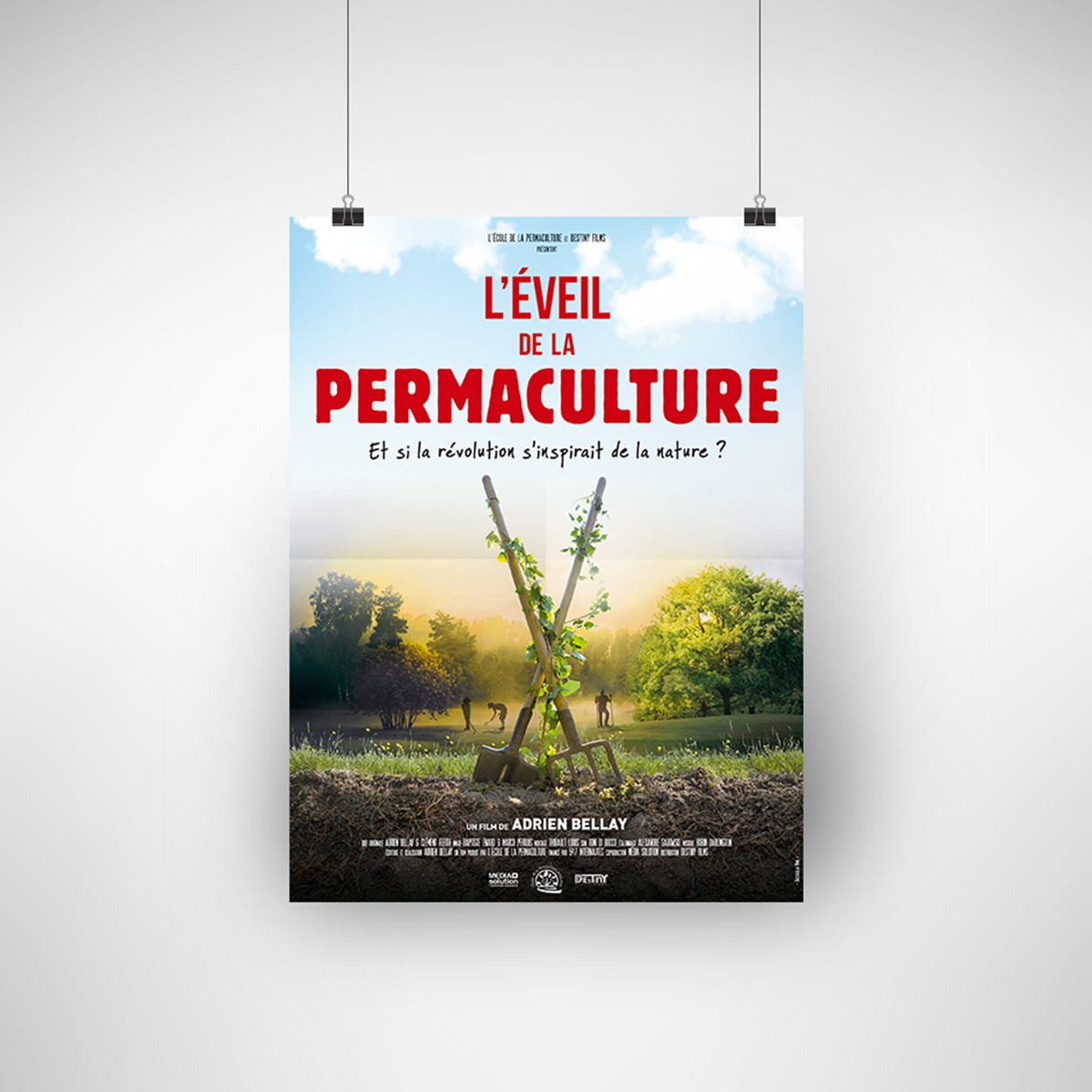 affiche de l'éveil de la permaculture